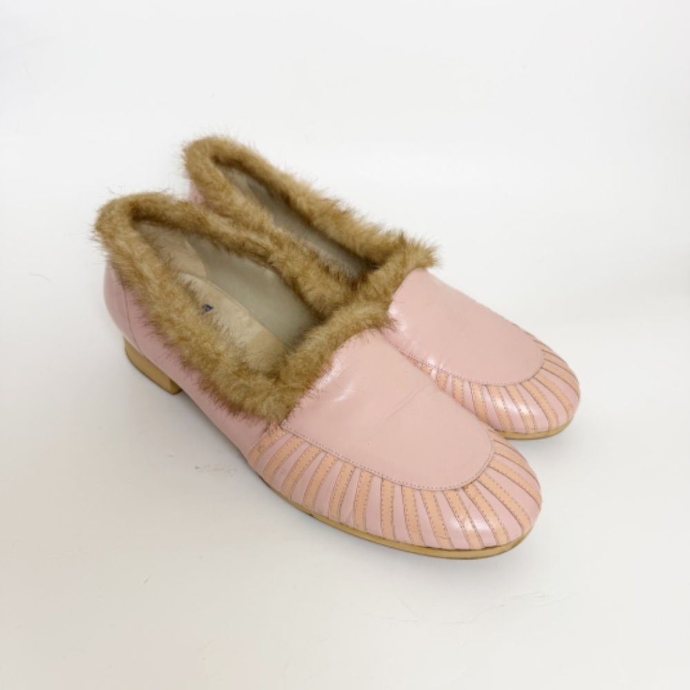 Laduca Pink Leather Dance Shoes Size 39.5